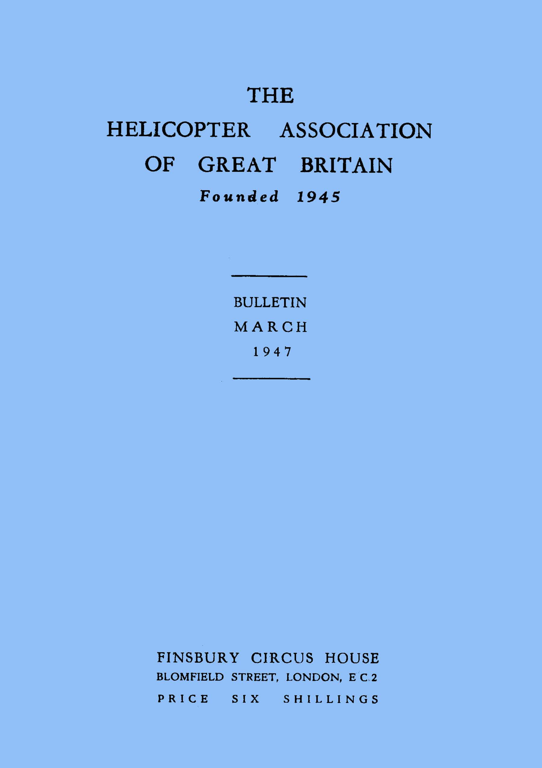 Bulletin (Helicopter Association of Great Britain)
